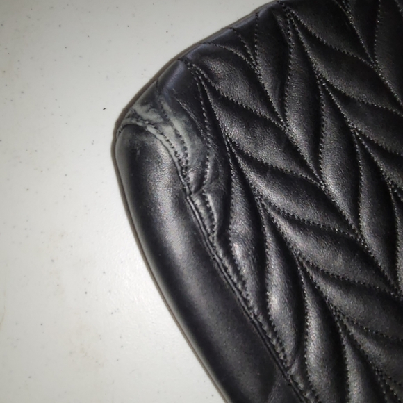 KATE SPADE QUILTED TOTE BAG, BLACK MED - Picture 3 of 3